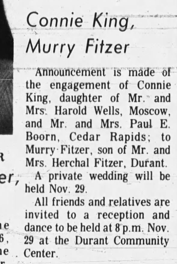 Clipping from The Muscatine Journal
